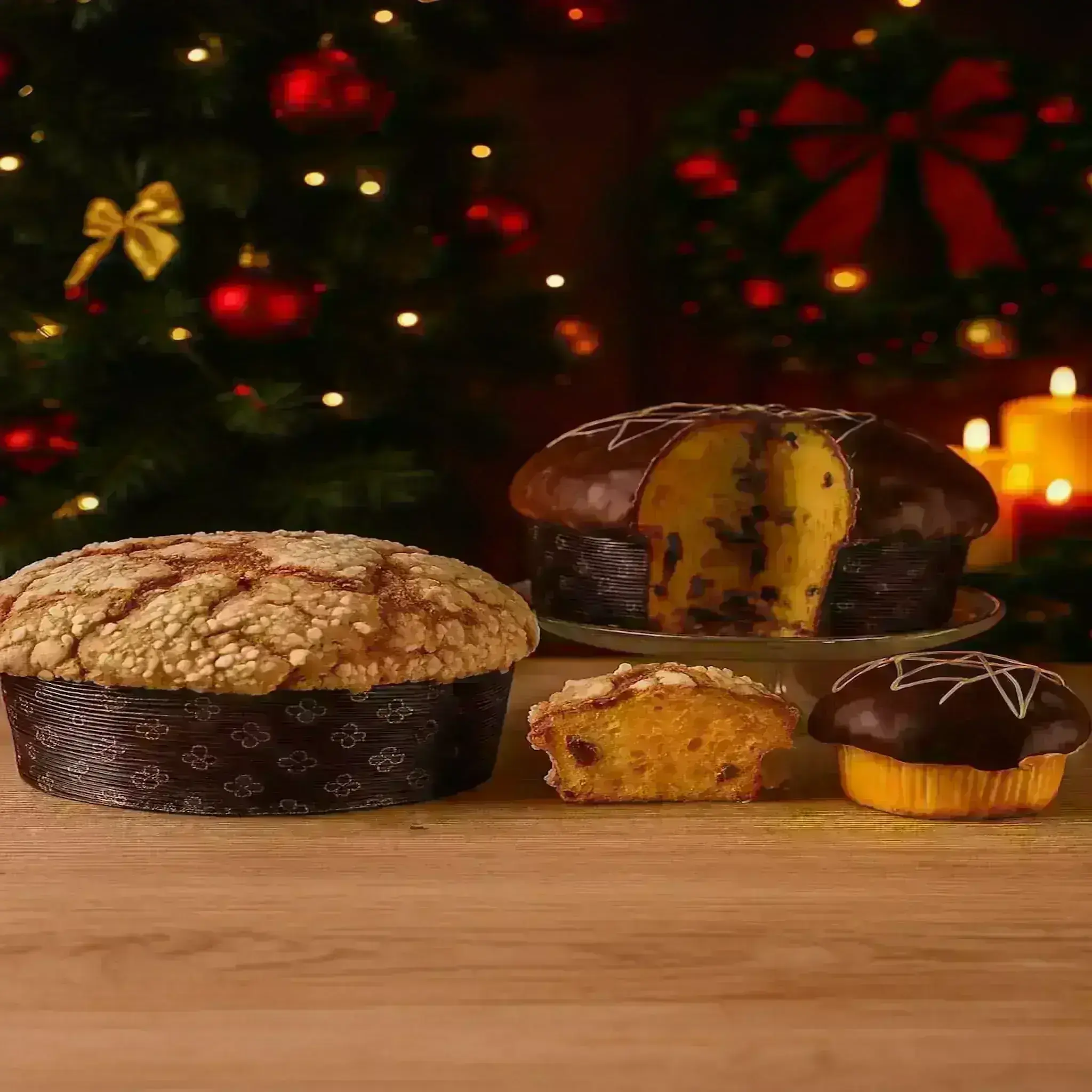 Panettone allo zafferano e canditi
